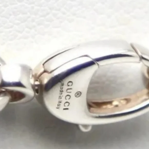 GORGEOUS 😍 ITALIAN LUXURY GUCCI NECKLACE ✨️ - Picture 7 of 9